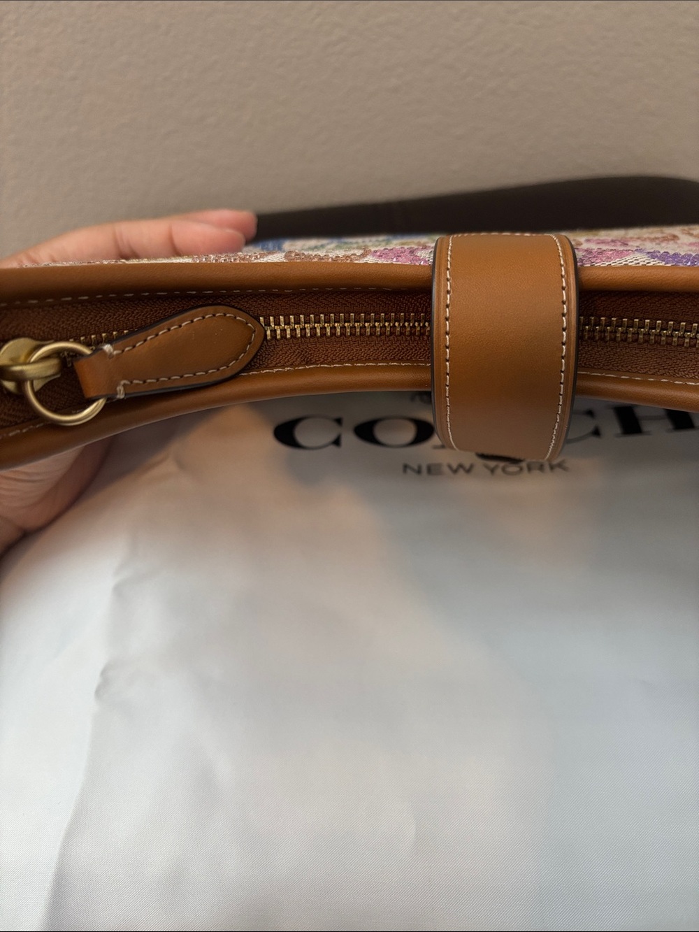 Coach Candy Crystal Signature Hampton Hobo Bag - Picture 6 of 9